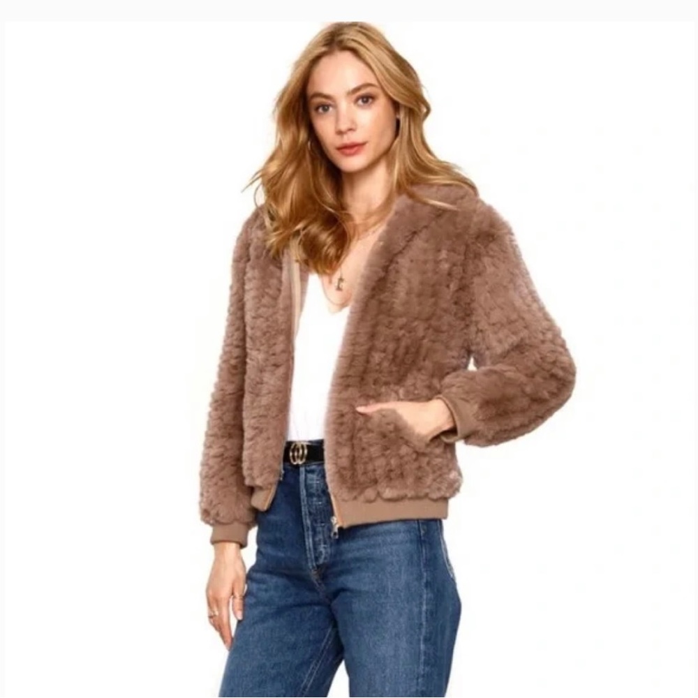 Heartloom Peri Faux Fur Hooded jacket